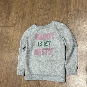 Super Cute Kids Grey “Daddy is my Besite” Sweater